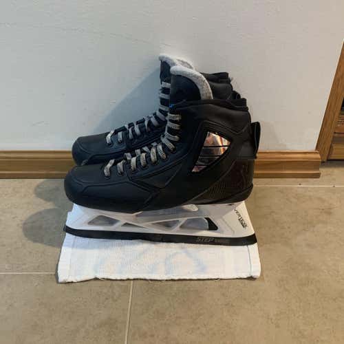 Two Piece True Goalie Skates With Vertexx Holders
