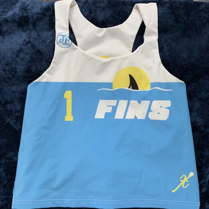 Fins Girls Game Jersey Youth Reversible