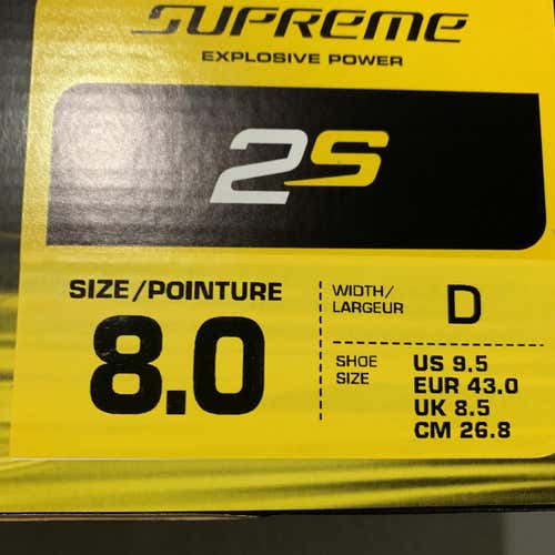 FS: Bauer 2S, 8D