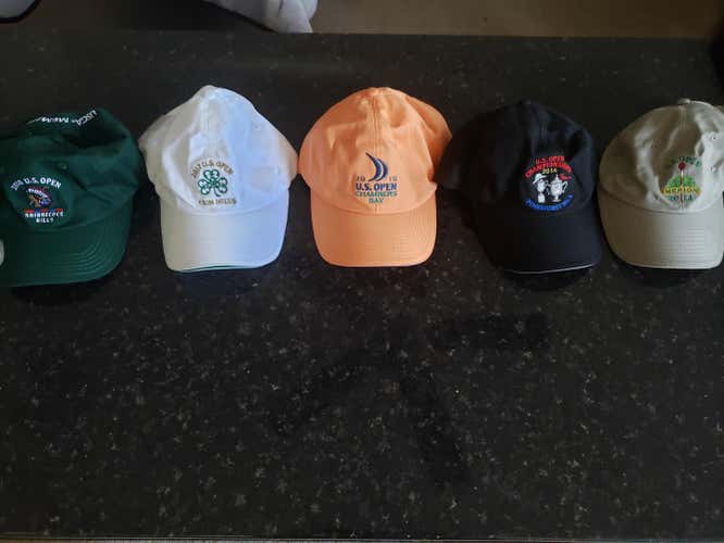 US Open hats never used