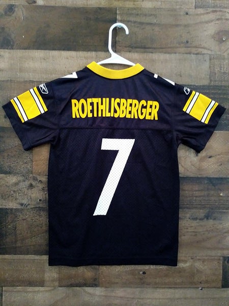 Pittsburgh Steelers Ben Roethlisberger Jersey Reebok Size 54 75th Season  Patch