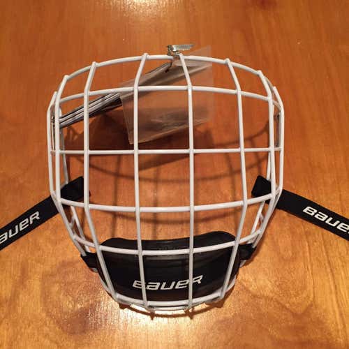 (NEW) BAUER WHITE PROFILE 2 LARGE CAGE