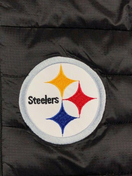 Pittsburgh Steelers NFL Quilted Puffer Jacket, Black, Big & Tall Men 6XL |  SidelineSwap