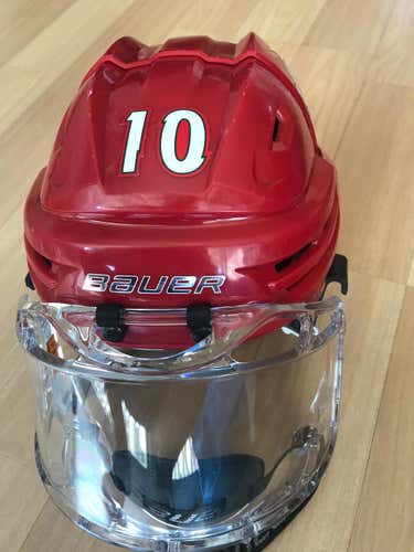Bauer Reakt Helmet with glass mask