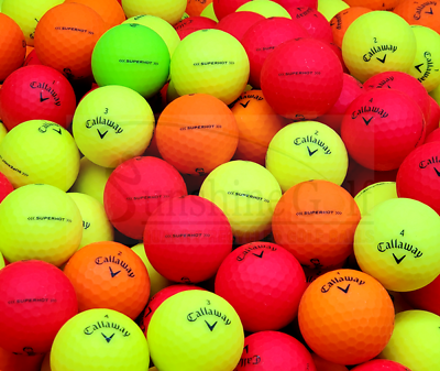 120 Assorted Matte Golf Balls - Hardly Used 3A - AAA (Callaway, Bridgestone, Wilson Staff, etc)