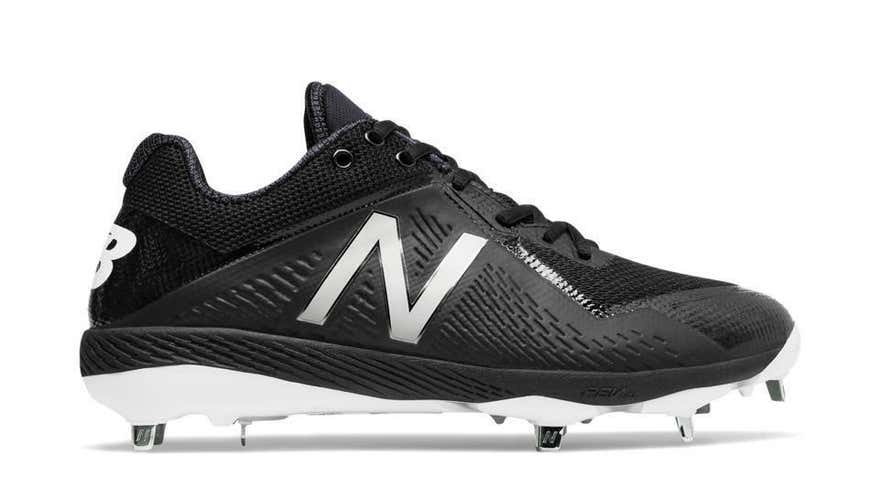 New Balance 4040v4 Metal Adult Spikes Baseball Cleats BLACK L4040BK4 Size 11