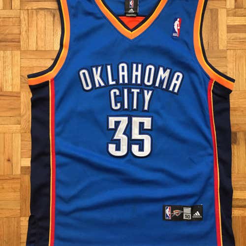 Kevin Durand Oklahoma City Thunder Adidas Size 50 L/XL Jersey