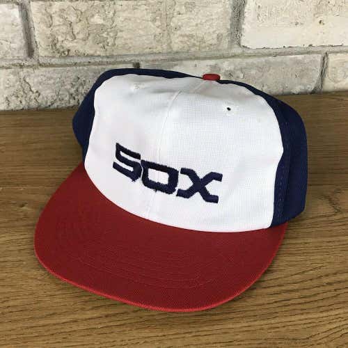 Vintage  Chicago White Sox Plain Logo Coca Cola SGA Snapback  MLB Baseball Mesh