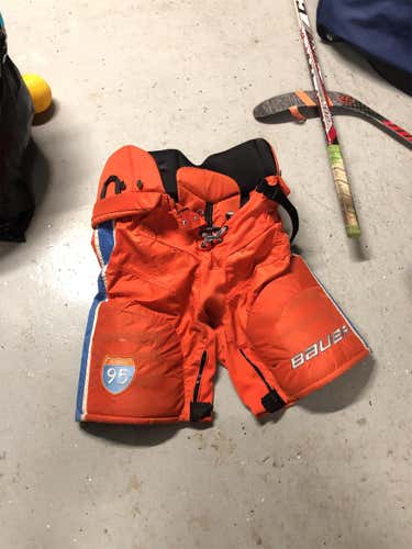 Nexus Custom Pro Hockey Pants Senior Pro Stock And Little Caesar’s Orange Socks
