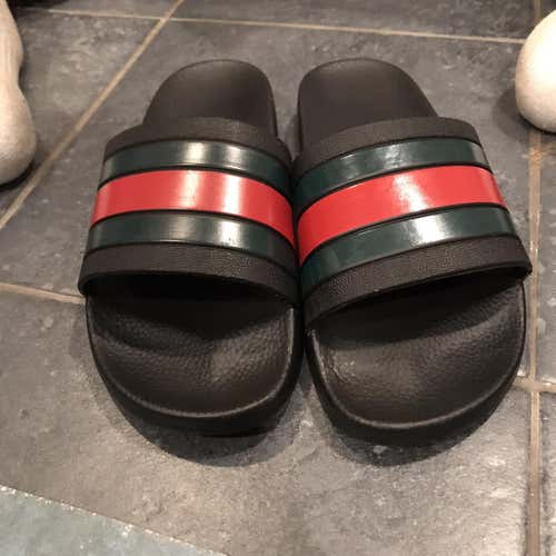 Black Gucci Slides