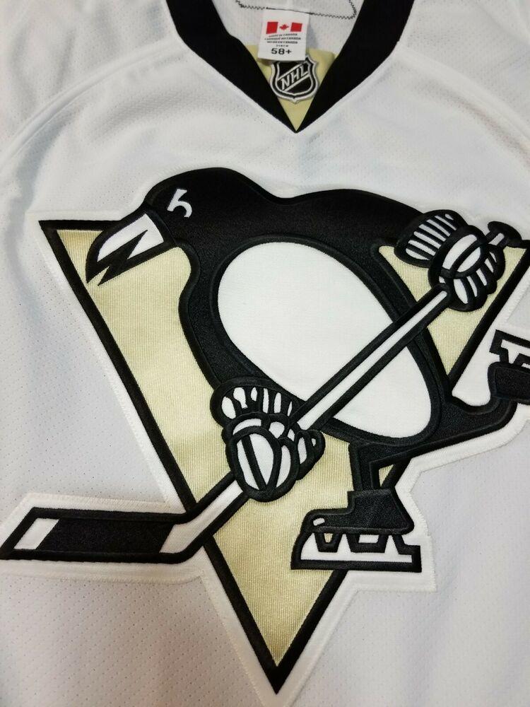 PITTSBURGH PENGUINS 2008 Black Reebok 2.0 PRO Player Game Issued Jersey 58 NEW 
