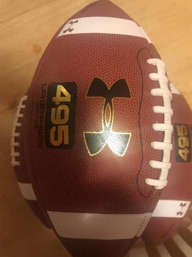 New Under Armour Football - Lot Of 3