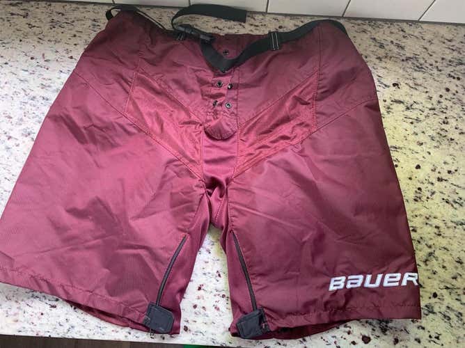 New Bauer Pant Shell Senior-Maroon