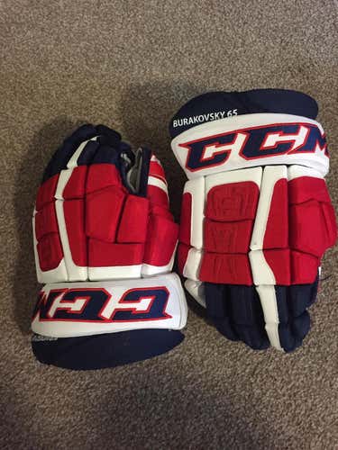 CCM U+ Crazy Light Gloves Washington Capitals Burakovsky