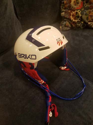 Used 2018 Briko Goggles and US Ski Team SL Helmet with Guard size 56-M/S--great shape