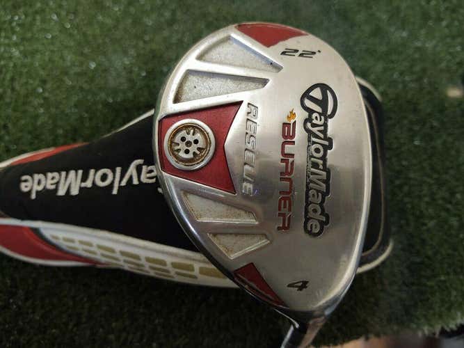 Taylormade 2007 Burner 22 Degree 4 Hybrid M Senior Flex REAX 65 w Headcover