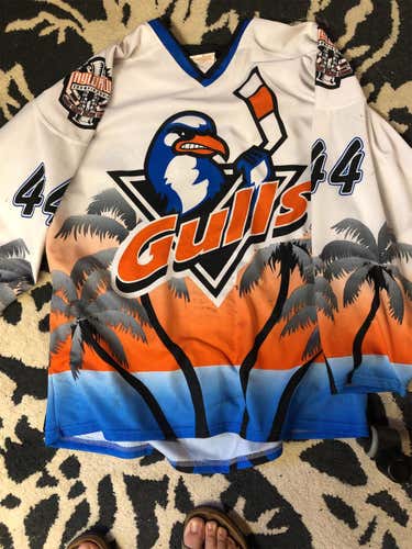WCHL San Diego Gulls Game Worn ProJoy Jersey - HOME
