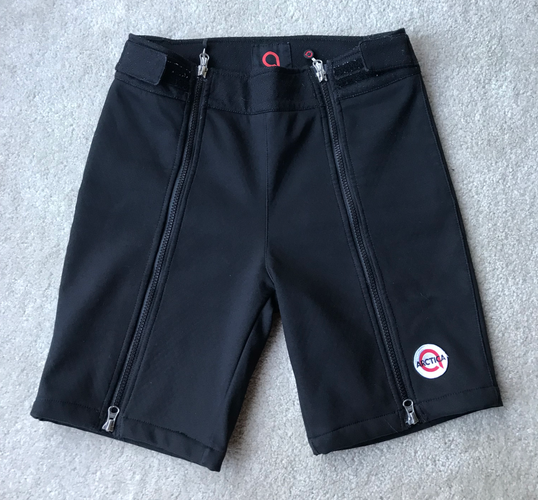 Arctica Adult Side Zip Black Kat Stretch Trainer Shorts | adult XS