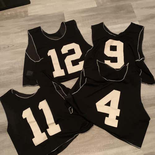 Inline Hockey Jersey -4 Pack All Black