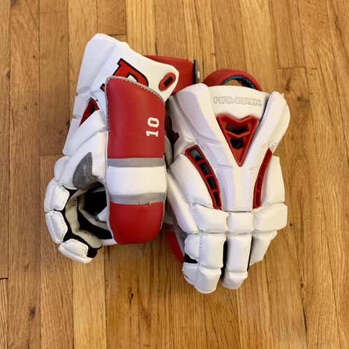 New M4 Goalie Gloves - Rutgers