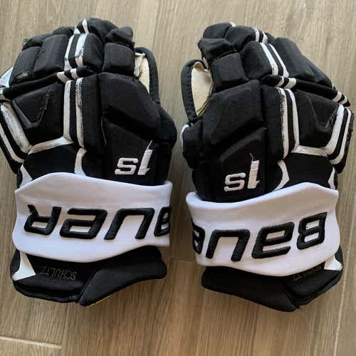 [PRO STOCK] Justin Schultz NHL Pittsburgh Penguins Bauer Supreme 1s Gloves