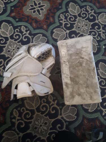 Bauer Supreme 1S OD1N Goalie Gloves & Blockers Regular Senior Pro Stock