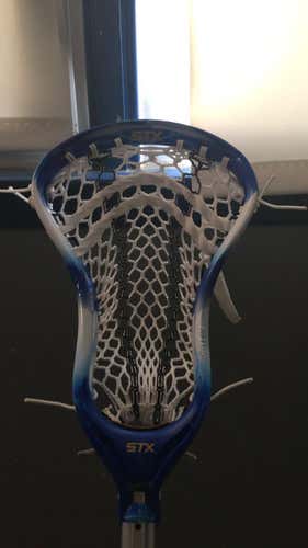 BRAND NEW Blue and White STX Stallion 700 with BRAND NEW ECD Black Striker Hero Mesh 2.0