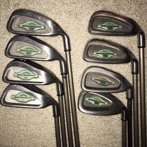 Callaway Big Bertha Ladies Gems 4-PW & SW RH Iron Set