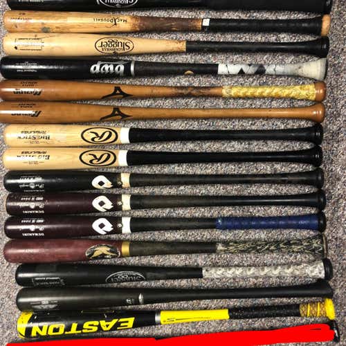 Assorted Baseball Bats