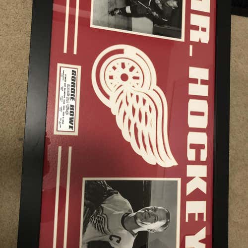 MR. HOCKEY Matted Framed Photos In New Condition!