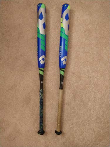 2 - 33/23 DeMarini CF8 Insane End Load CFI16 Fastpitch Softball Bat Blue/Green