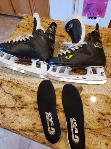 Graf Supra 705 Hockey Skates Senior Size 6, LIKE NEW, USED 1X