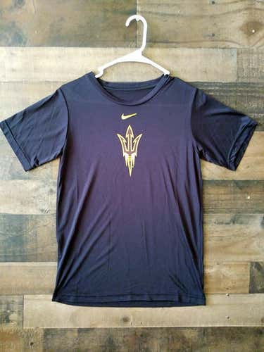 New Nike Dri Fit NCAA College ASU ARIZONA STATE UNIVERSITY SUN DEVILS Polyester Performance Shirt