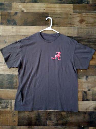 NCAA College UNIVERSITY ALABAMA CRIMSON TIDE Grey Red Championship History Team Shirt