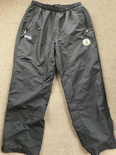 ECHL Orlando Solar Bears Track Pants Large Black (Old Paw Logo)