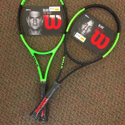 New Wilson Blade 98L 16x19 Tennis Racquet
