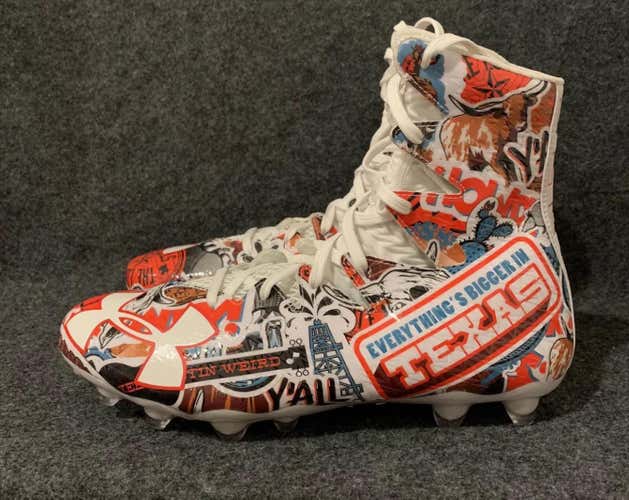 NEW Under Armour Highlight MC Texas LE Football Cleats UA 1289771-296   Size 10