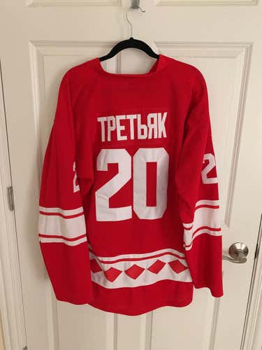 RARE! STICHED CCCP Russia Jersey Men's Size XXL