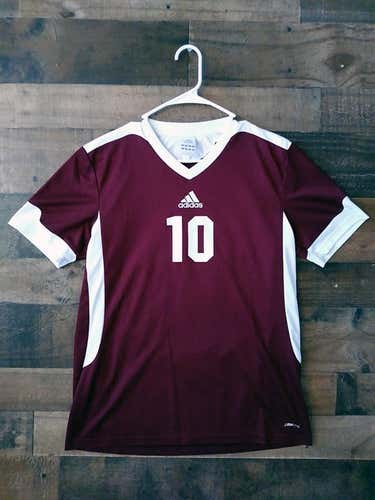 Adidas NCAA College Soccer GANNON UNIVERSITY GOLDEN KNIGHTS Maroon White Game Worn Jersey