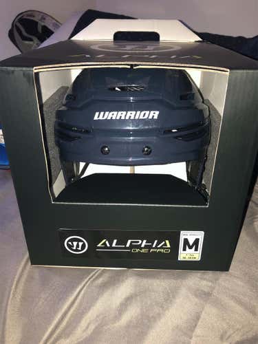 BRAND NEW Alpha One Pro Helmet (Navy Blue / Medium)