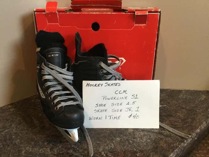 CCM Powerline Hockey Skates Junior Size 1