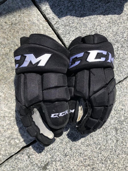 Boston Bruins 14" CCM HGTK Gloves Senior Pro Stock