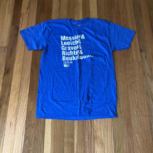 New York Rangers New Shirt Adult Blue