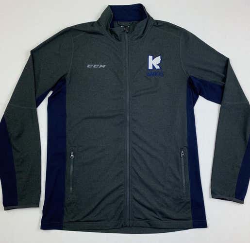 CCM Kalamazoo K-Wings Hockey Team Travel Jacket Large