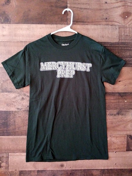 New NCAA College MERCYHURST UNIVERSITY LAKERS Green White Prep Team Shirt