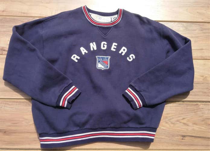 New York Rangers NHL Vintage CCM Sweatshirt Size Adult XL