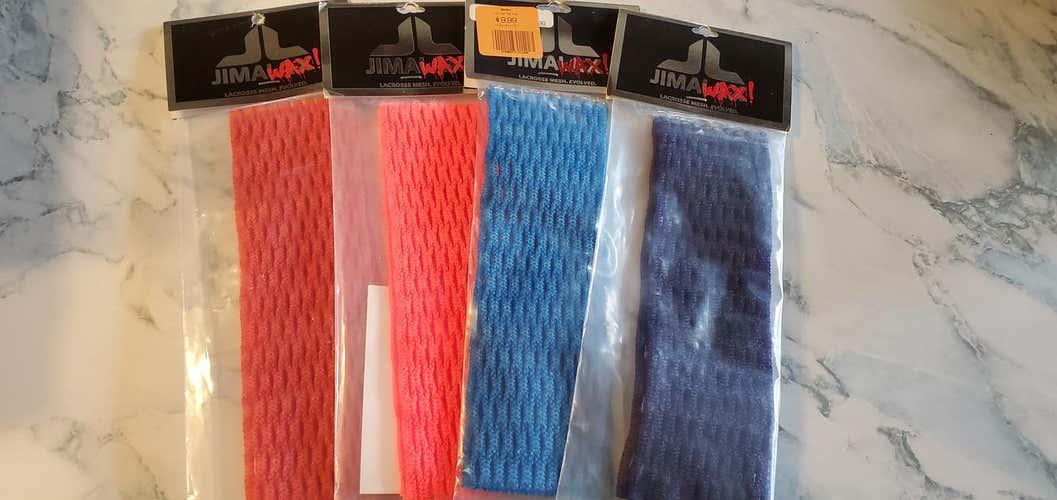 SPECIAL ORDER - 4 pieces of JimaWAX mesh. Orange, Neon Orange, Royal, Dark Royal.