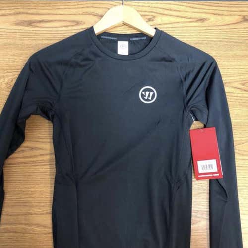 2 Pack Brand New Warrior Long Sleeve Base Layer Shirt Black Sr Small