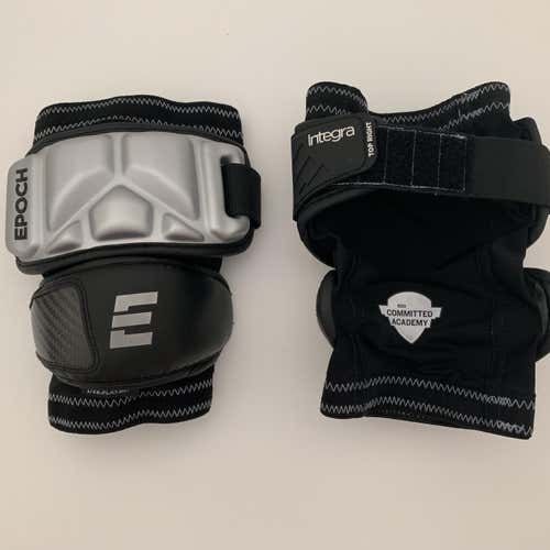 NEW! Size XL Epoch Integra COMMITTED ACADEMY Lacrosse Elbow Caps