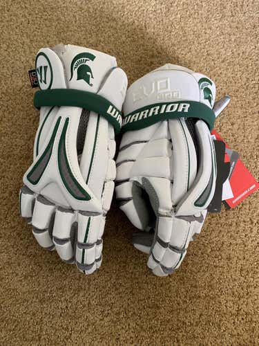 New Michigan State Lacrosse Warrior Evo Pro Gloves